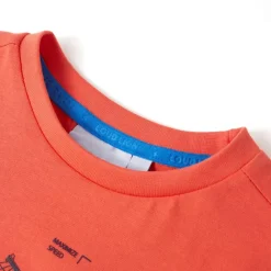 Vêtements & Accessoires-vidaXL T-shirt pour enfants rouge clair 128