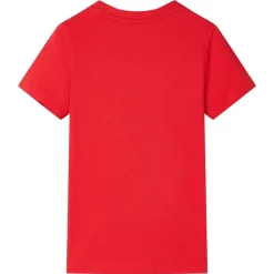 Vêtements & Accessoires-vidaXL T-shirt pour enfants 104 Rouge