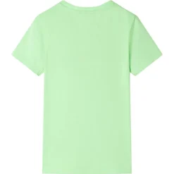 vidaXL T-shirt pour enfants néon 128