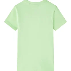 Vêtements & Accessoires-vidaXL T-shirt pour enfants vert citron 140 Citron vert