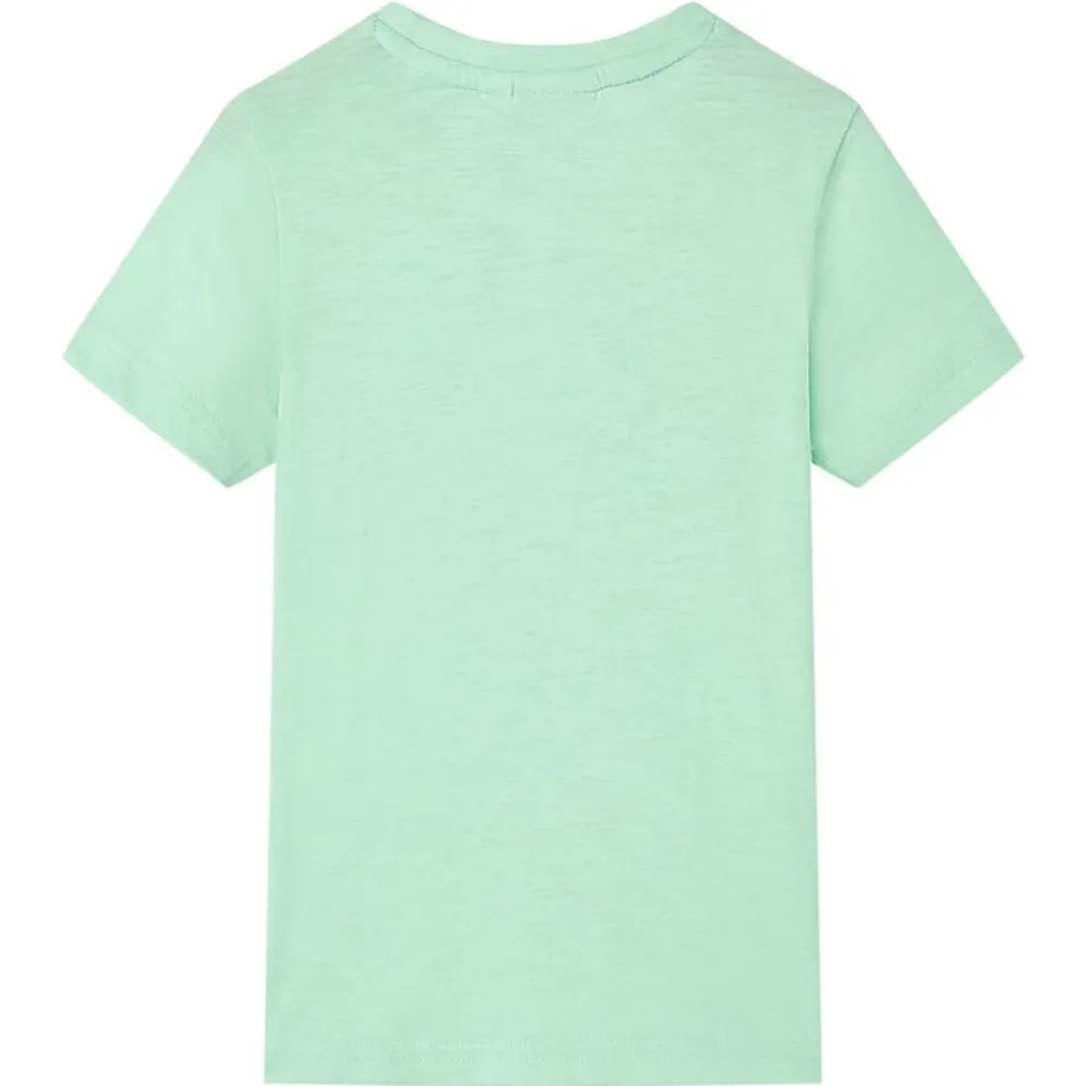 Vêtements & Accessoires-vidaXL T-shirt pour enfants vert clair 128