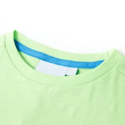 Vêtements & Accessoires-vidaXL T-shirt pour enfants néon 128 Vert