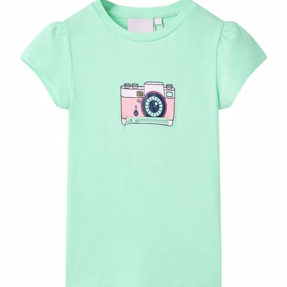 Vêtements & Accessoires-vidaXL T-shirt pour enfants vif 116 Vert
