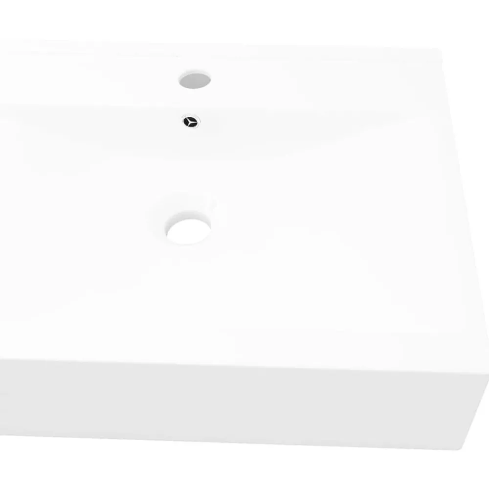 vidaXL Vasque à poser en céramique Rectangulaire he 60 x 46 cm