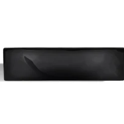 Plomberie-vidaXL Vasque à trou pour robinet céramique pour salle de bain Noir