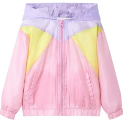 Vêtements & Accessoires-vidaXL Veste à capuche avec fermeture éclair pour enfants multicolore 92 Rose