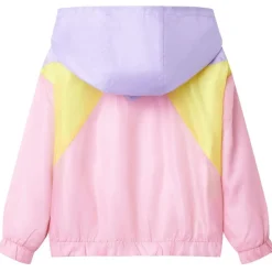 Vêtements & Accessoires-vidaXL Veste à capuche avec fermeture éclair pour enfants multicolore 92 Rose