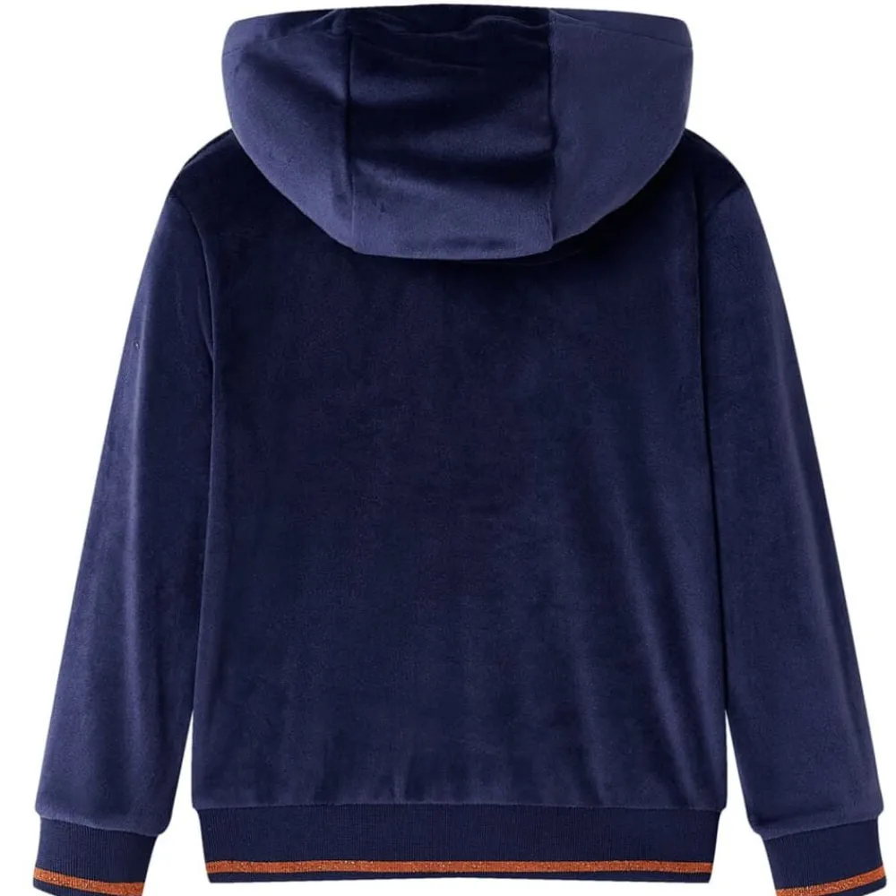 Vêtements & Accessoires-vidaXL Veste à capuche pour enfants bleu marine 92