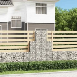 Clôtures & Barrières-vidaXL 6 gabions en fil galvanisé