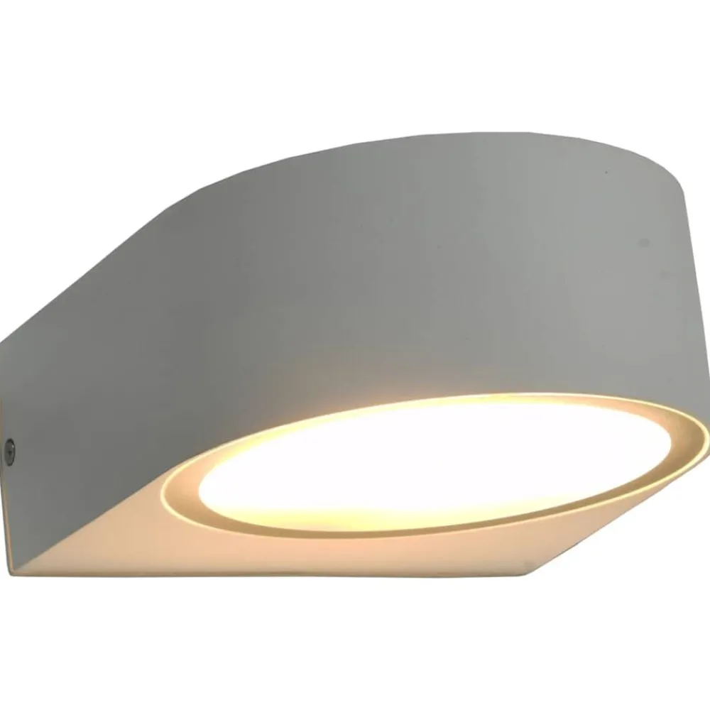 Luminaires-vidaXL 2 pcs Appliques murales d'extérieur 1 W Blanc Rond