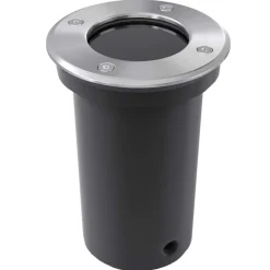 Luminaires-vidaXL 3 pcs Lampes encastrables au sol d'extérieur Rond