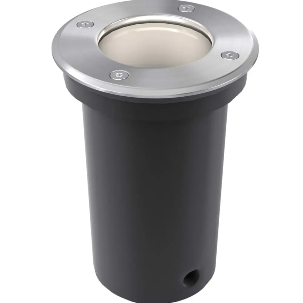 Luminaires-vidaXL 3 pcs Lampes encastrables au sol d'extérieur Rond