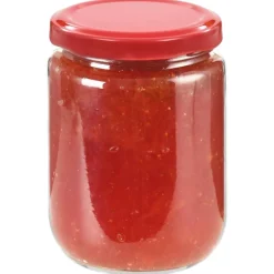 Arts De La Table & Arts Culinaires-vidaXL 48 pcs Pots à confiture avec couvercle Verre 230 ml Rouge