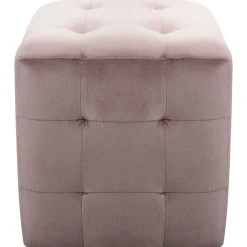 vidaXL 2 pcs Poufs 30 x 30 x 30 cm Tissu velours