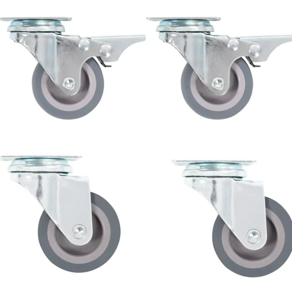 vidaXL 4 pcs Roulettes pivotantes 50 mm
