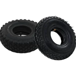 Manutention De Matériaux-vidaXL 2 pneus 2 chambres à air 3.00-4 260x85 pour roue de diable