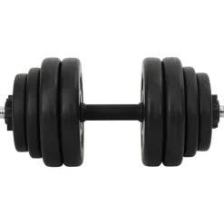 Entraînement & Fitness-vidaXL 1 x Haltère 15 kg