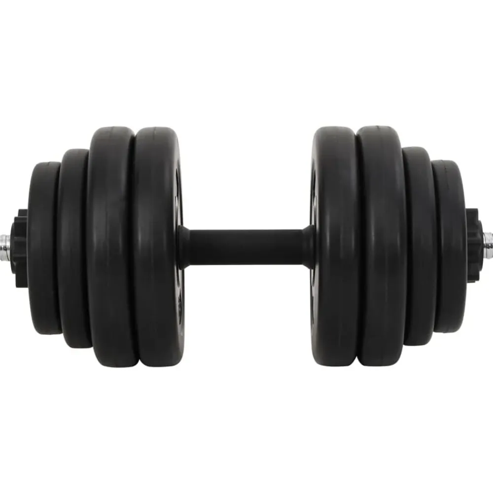 Entraînement & Fitness-vidaXL 1 x Haltère 15 kg