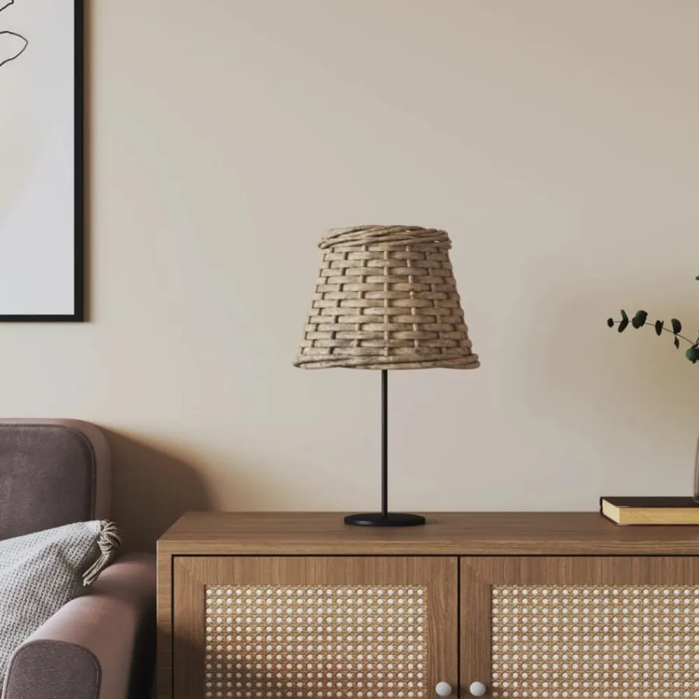 Accessoires Pour Luminaires-vidaXL Abat-jour Ø15x12 cm osier Marron