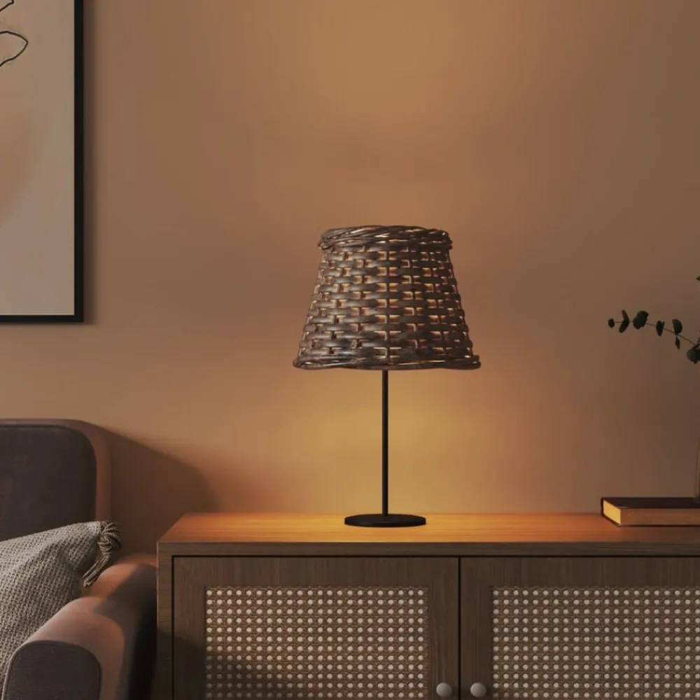 Accessoires Pour Luminaires-vidaXL Abat-jour Ø15x12 cm osier Marron
