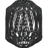 vidaXL Abat-jour noir Ø23x28 cm fer et papier