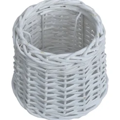 Accessoires Pour Luminaires-vidaXL Abat-jour Osier 25x17 cm Blanc