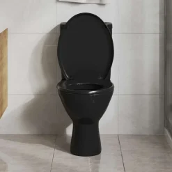 vidaXL Abattant WC à fermeture en douceur Libération rapide