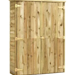 Pelouses & Jardins-vidaXL Abri à outils de jardin 123x50x171 cm Pinède imprégnée
