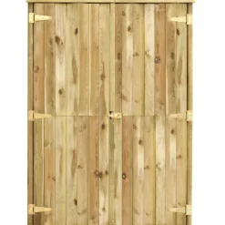 Pelouses & Jardins-vidaXL Abri à outils de jardin 123x50x171 cm Pinède imprégnée