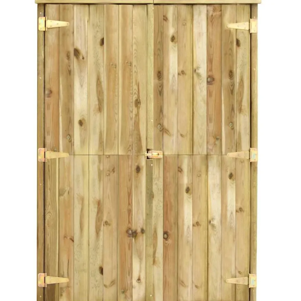 Pelouses & Jardins-vidaXL Abri à outils de jardin 123x50x171 cm Pinède imprégnée