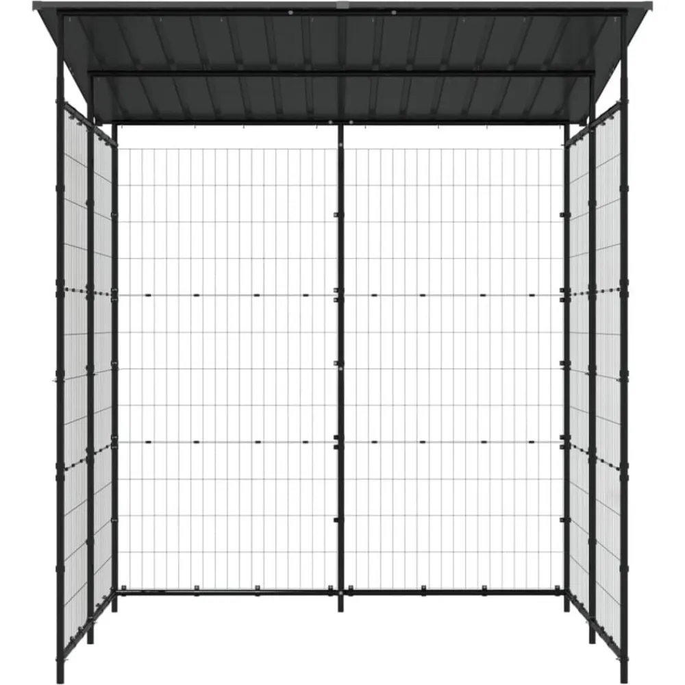 Loisirs De Plein Air-vidaXL Abri à vélo 190x190x222 cm Acier Noir