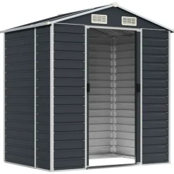 vidaXL Abri de jardin 191x130x198 cm acier galvanisé