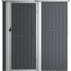 Pelouses & Jardins-vidaXL Abri de jardin 180,5x97x209,5 cm Acier galvanisé Anthracite