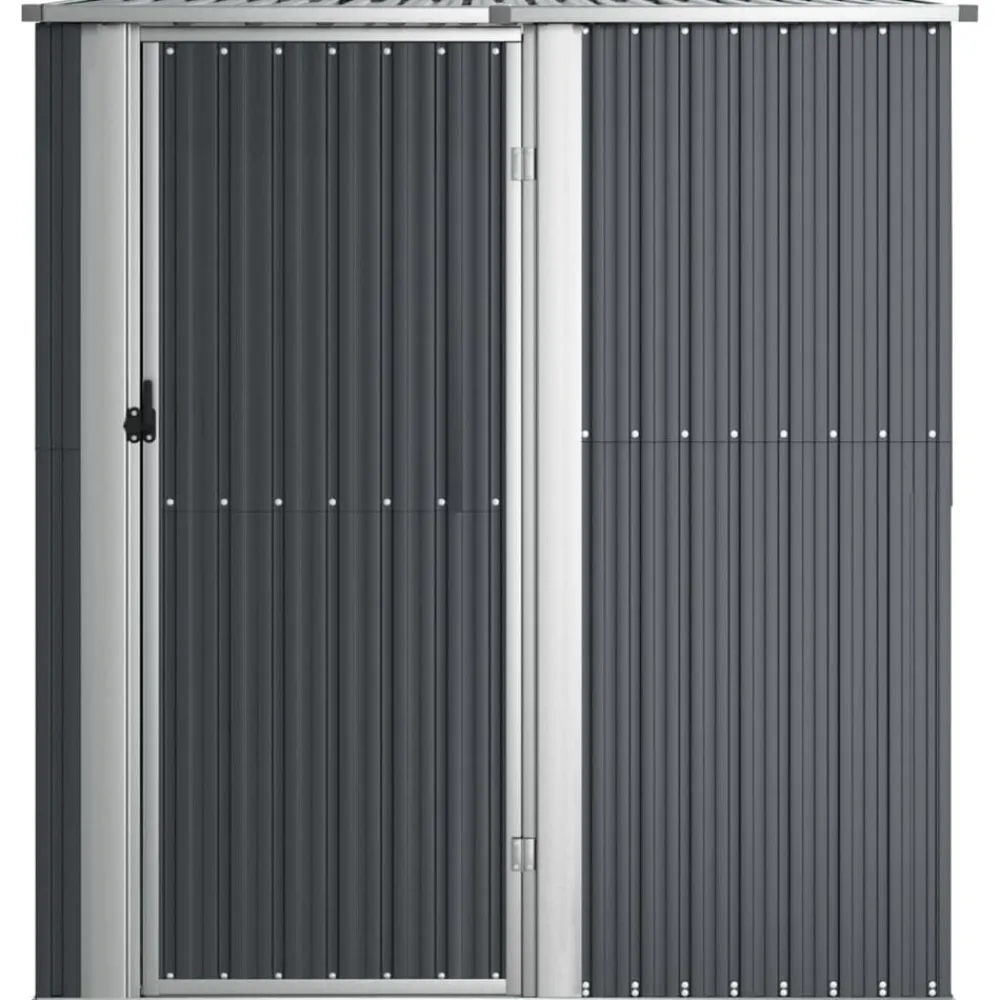 Pelouses & Jardins-vidaXL Abri de jardin 180,5x97x209,5 cm Acier galvanisé Anthracite