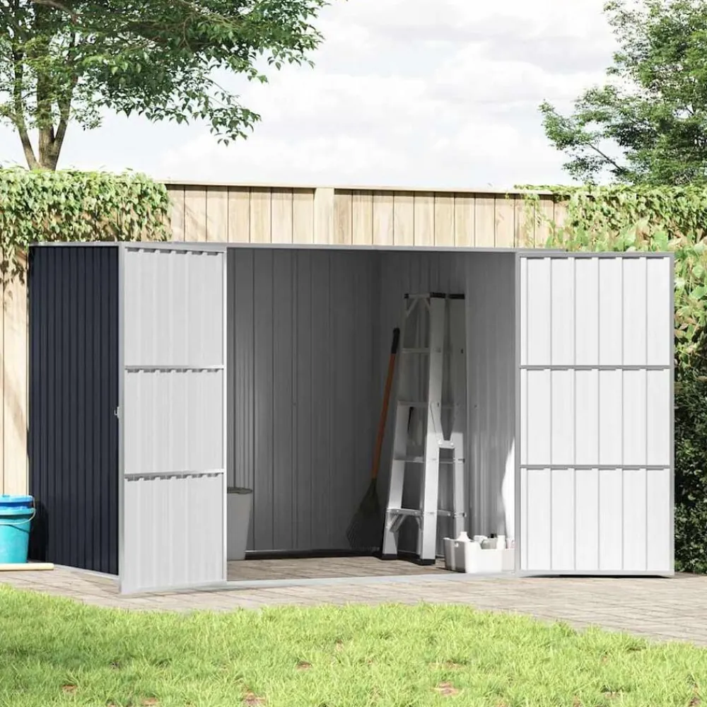 vidaXL Abri de jardin 195x198x159 cm Acier galvanisé