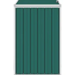 Produits Ménagers-vidaXL Abri de poubelle 72x81x121 cm Acier Vert