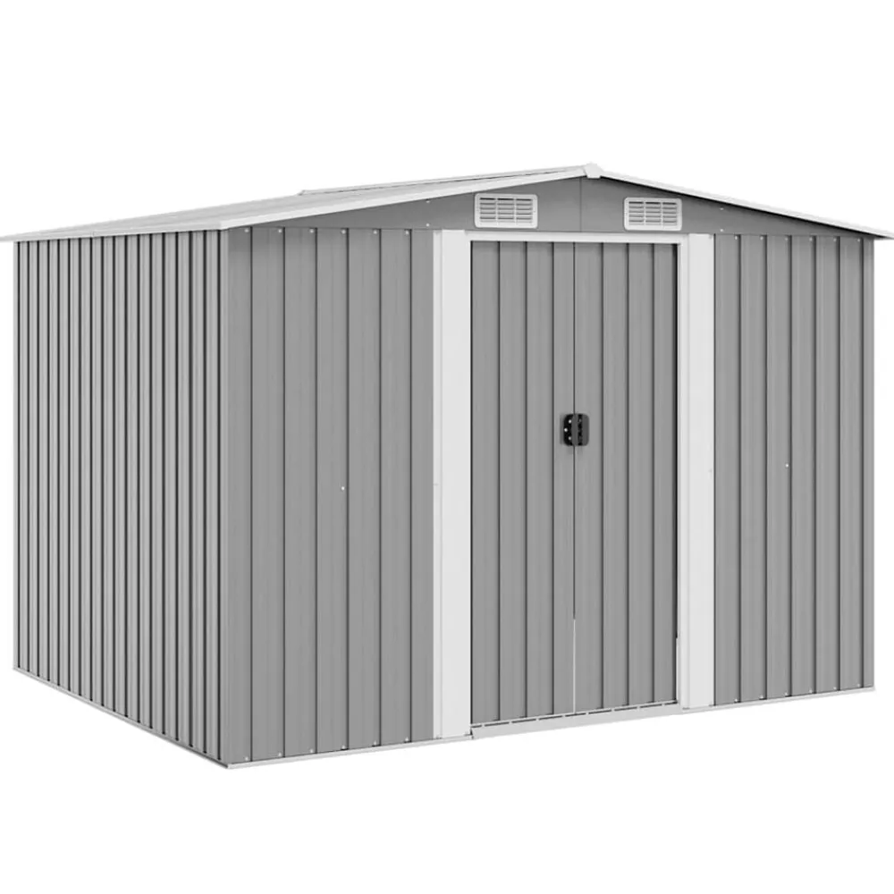 vidaXL Abri de stockage pour jardin métal 257x205x178 cm
