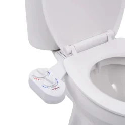 Plomberie-vidaXL Accessoire siège toilette et eau chaude et froide buse unique