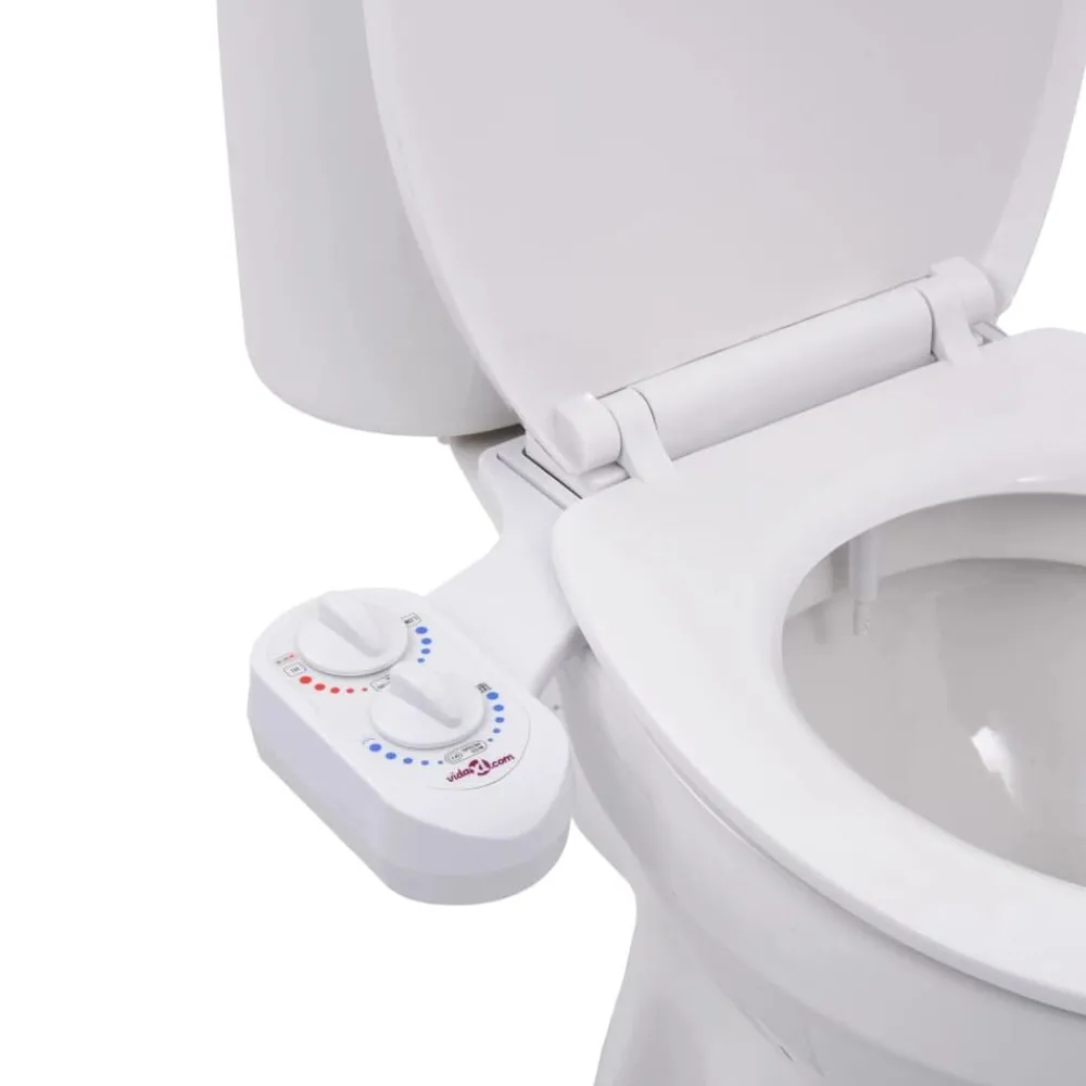 Plomberie-vidaXL Accessoire siège toilette et eau chaude et froide buse unique