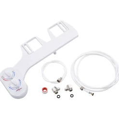 Plomberie-vidaXL Accessoire siège toilette et eau chaude et froide buse unique