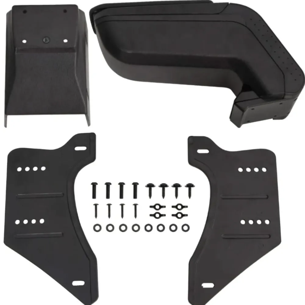 Pièces Détachées Pour Véhicules-vidaXL Accoudoir de voiture universel noir 14x30x(32-48,5) cm ABS