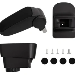Pièces Détachées Pour Véhicules-vidaXL Accoudoir de voiture noir 11x35x(32-49) cm ABS