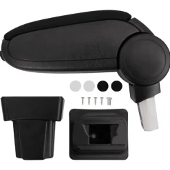Pièces Détachées Pour Véhicules-vidaXL Accoudoir de voiture noir 11,5x32x(30-50) cm ABS
