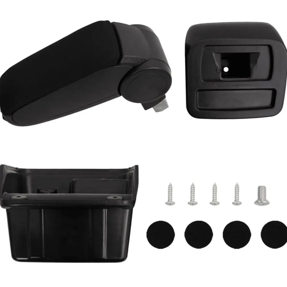 vidaXL Accoudoir de voiture noir 15x31x(28-44) cm ABS