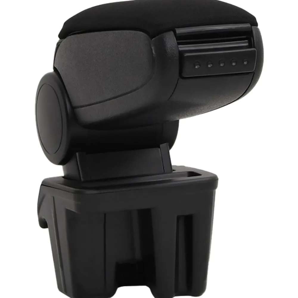 vidaXL Accoudoir de voiture noir 15x31x(28-44) cm ABS
