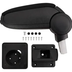 vidaXL Accoudoir de voiture noir 13x31,5x(29-51) cm ABS