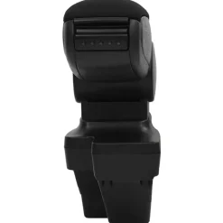 vidaXL Accoudoir de voiture noir 15x35x(33-49,5) cm ABS