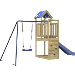 vidaXL Aire de jeux d'extérieur bois de pin imprégné