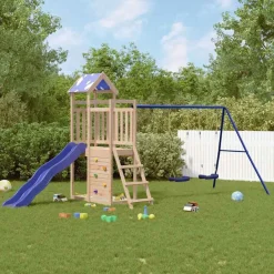 vidaXL Aire de jeux d'extérieur bois de pin massif