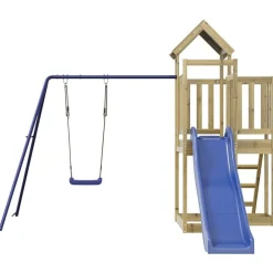 vidaXL Aire de jeux d'extérieur bois de pin imprégné